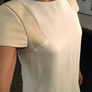 White Zara Basic mini dress